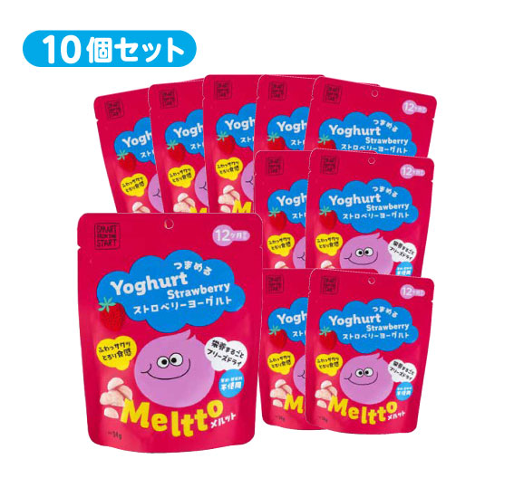 つまめるヨーグルト｜ストロベリーヨーグルト 10個セット