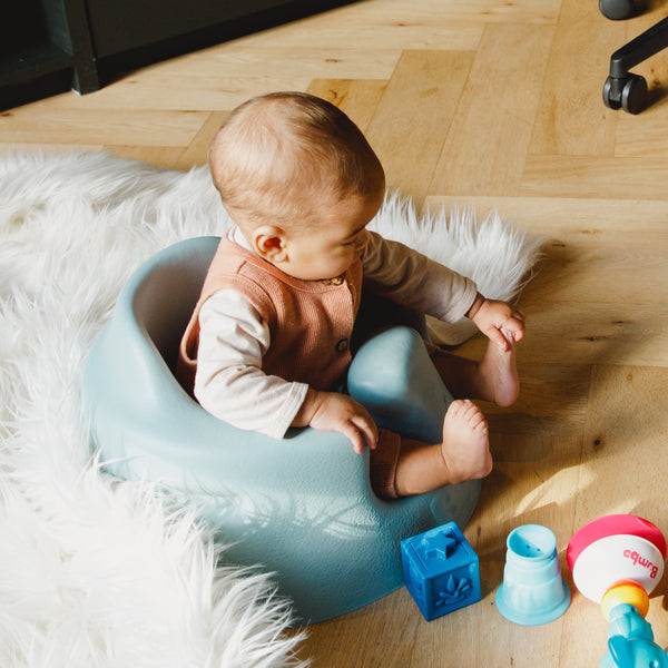 ＜New＞ベビーソファ｜ヘザーピンク｜専用腰ベルト付き