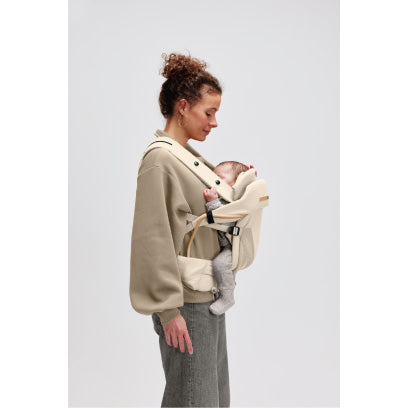 NIMBELベビーキャリア｜オーツホワイト×タン