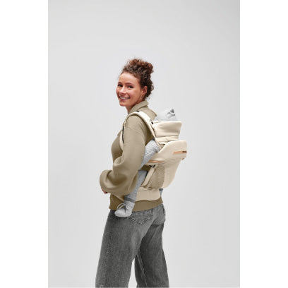 NIMBELベビーキャリア｜オーツホワイト×タン