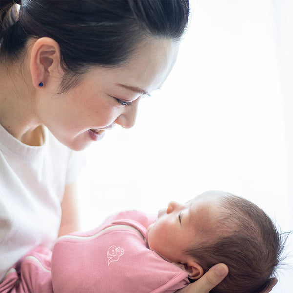 日本製・安眠おくるみ  ベビースワドル | ウォーターブルー