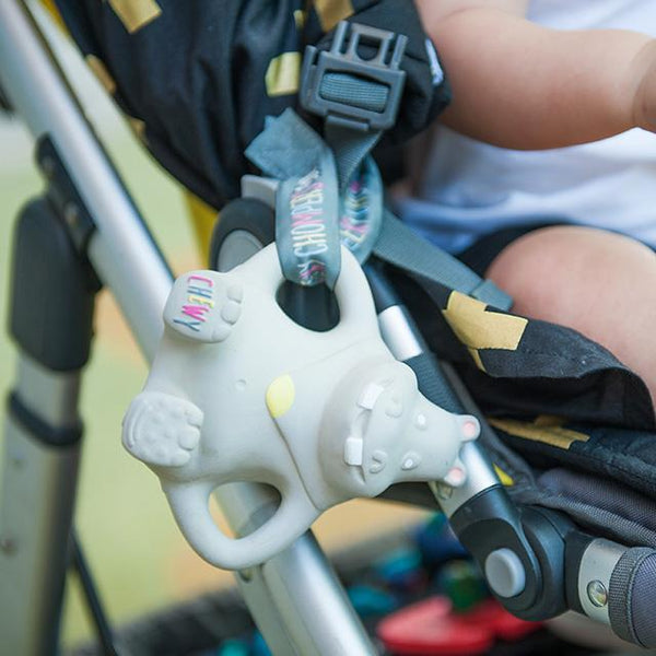 かわいいカバの歯固めチュウイ